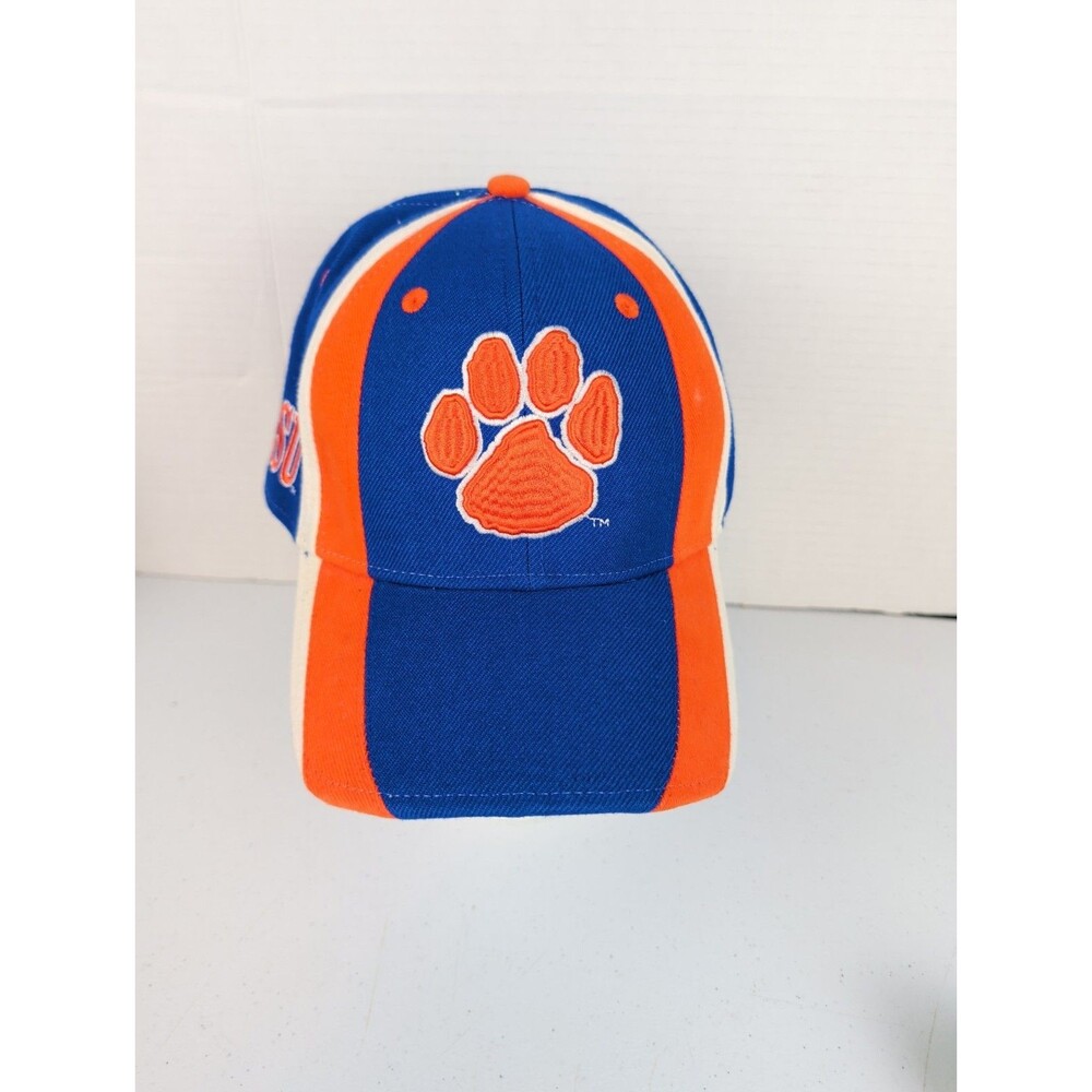 Vintage Clemson Tigers Big Boy Gear NCAA Adjustable Blue Orange Strapback Hat